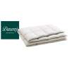 Dauny Bettdecke Eider Caro Satin Champagner
