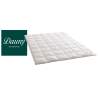 Dauny Bettdecke Eider Caro Satin Champagner