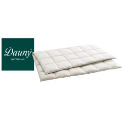 Dauny Eiderdaunen Duvet Caro Light Seide Alpha Jacquard