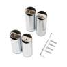 Fuss Set zu bico-flex verchromt