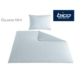 Bico Squares Mint Bed linen