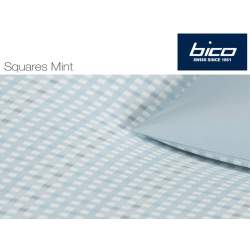 Bico Squares Mint Bed linen