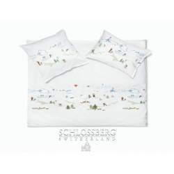 Schlossberg Alpina Satin Noblesse Blanc bed linen