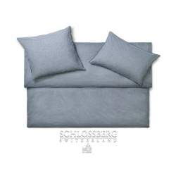 Schlossberg Pepe Flannel Bleu bed linen