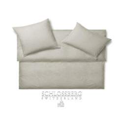 Schlossberg Pepe Flanelle Gris housse taie