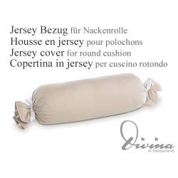Jersey cover for round cushion