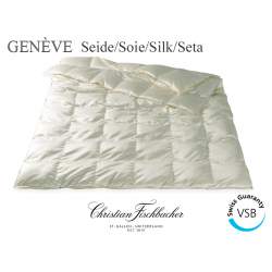 Genève 4-Seasons paneled quilt Pure silk