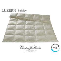 Luzern Down Paneled Quilt Pure Silk Paisley