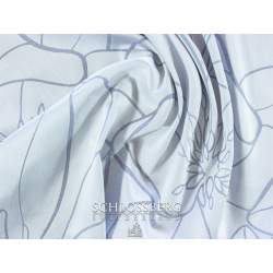 Magnolia Jacquard Satin Gris