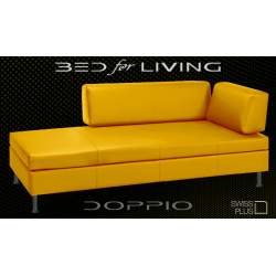 Swissplus Doppio sofa lit complet pieds ronds