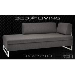 Swissplus Doppio sofa-lit complet pieds carrés