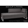 Swissplus Doppio sofa-lit complet pieds carrés