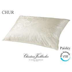 Chur 1-Chamber Pillow Fabric: pure Paisley silk