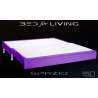 Swissplus Spazio sofa lit complet pieds ronds
