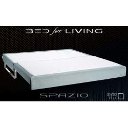 Swissplus Spazio Double bed sofa complete feet skid