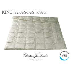 King Eider Down Paneled Quilt Pure Silk