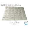 Queen Duvet Eider léger à Cassettes Soie Pure