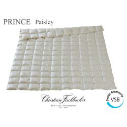 Prince Eider Light Down Pure Silk Paisley