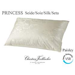 Princess 3-Chamber Pillow Pure Silk Paisley