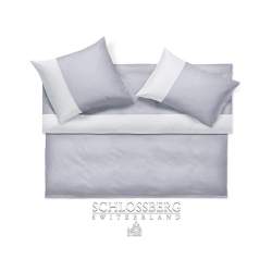 Schlossberg Allen Satin Noblesse bed linen Acier-Glace