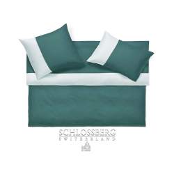 Schlossberg Allen Satin Noblesse housse taie Sapin-Nuage