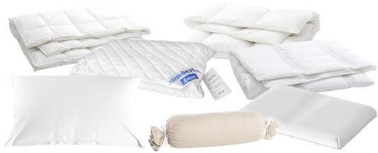 Duvets, pillows and cushions from leading brands at the best price.